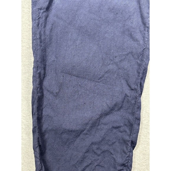 Frank & Eileen $298 Kinsale Italian Performance Linen Flax Size 2 - Navy Blue - Picture 5 of 14